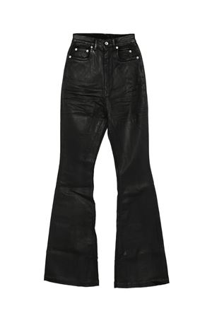 Jeans Bolan in denim di cotone nero RICK OWENS DRKSHDW | DS01F4311SDBK09